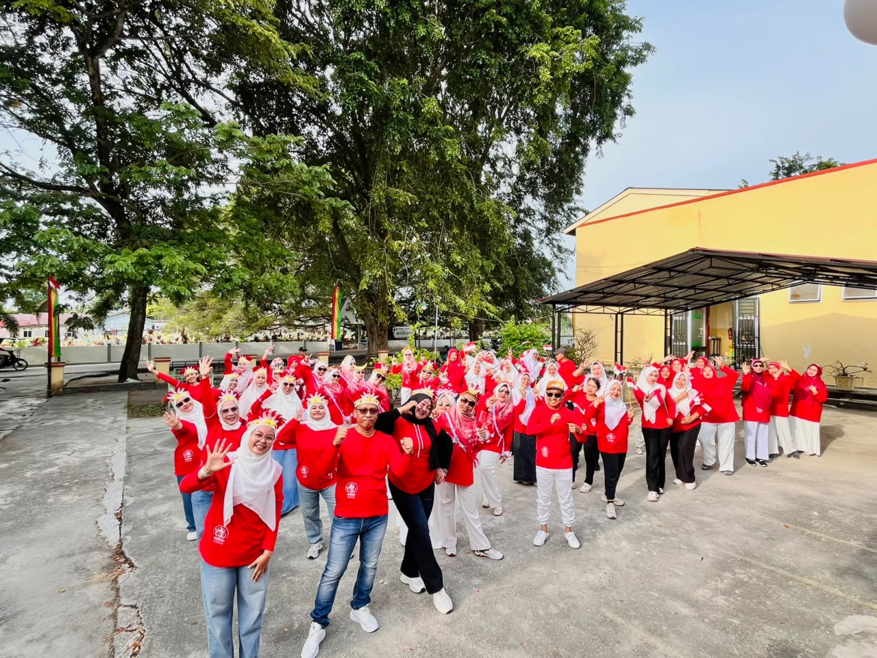 Semarak memperingati HUT RI Ke 81 Puskesmas Selatpanjang