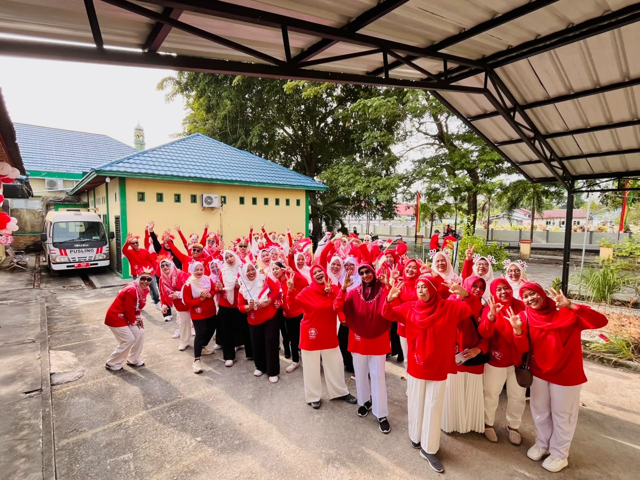 Semarak HUT RI Ke 81 Puskesmas Selatpanjang