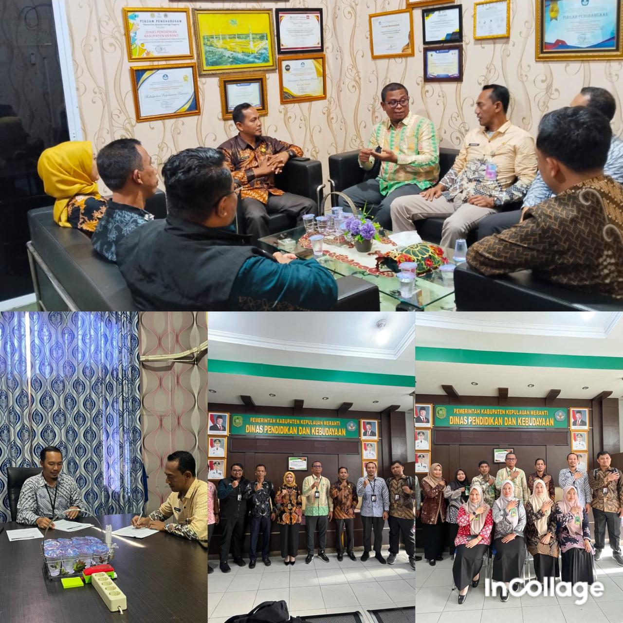 Dinas Pendidikan dan Kebudayaan Bersama Ombusman perwakilan Riau