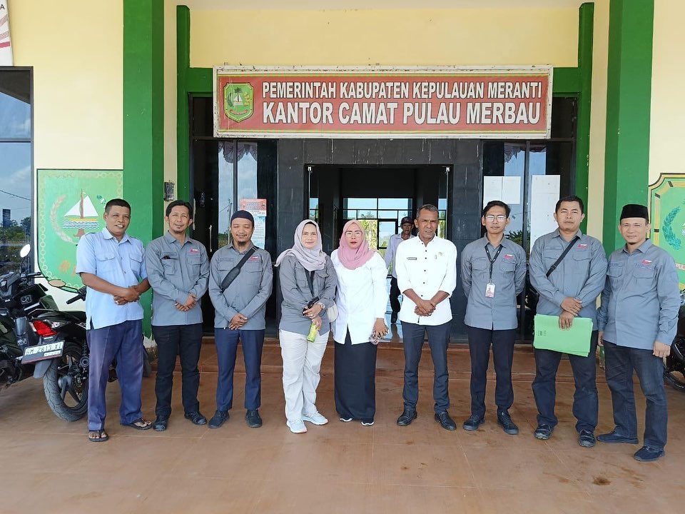 Monitoring ke kecamatan Pulau Merbau